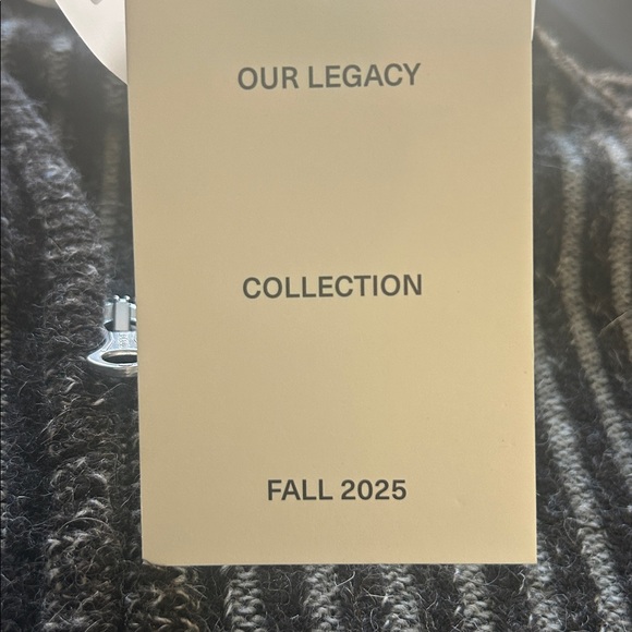 Our Legacy Brown Zip-Up Sweater NWT Fall 2025 - Picture 7 of 8